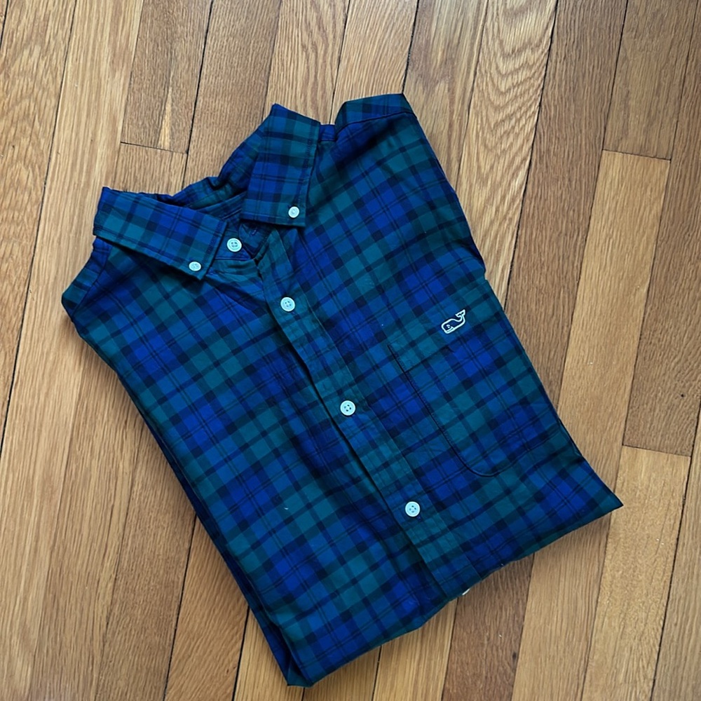 Men’s Vineyard Vines Blackwatch Plaid Tucker Shirt